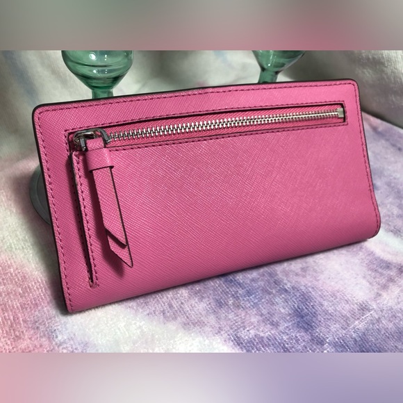 Kate spade pink on pink snap wallet - Picture 3 of 12
